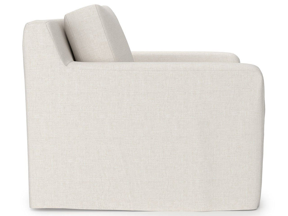 Ryman - Slipcover Swivel Chair, Special Order - White Universal Furniture