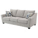 Mingle ] Upholstered Sofa - Light Gray Furniture Max