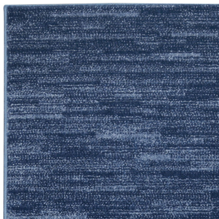 10' Non Skid Indoor / Outdoor Runner Rug - Blue