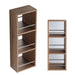 10" Wall Mounted Mirror Cabinet With Storage, Mirror - Imitative Oak Home Essentials