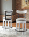 Valebeck - Full Back Swivel Stool Signature Design by Ashley®