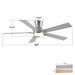 Reversible Quiet Motor Ceiling Fan Light With ABS Blades Daily Nest