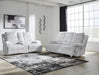 Rhines Falls - 2 Pc. - Power Reclining Sofa And Loveseat - Alloy Signature Design by Ashley®