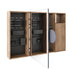 Wall Mounted Bathroom Mirror Cabinet With Soft Close Door, Storage Cabinet - Imitative Oak Home Essentials