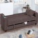 Modern Convertible Sofa With Hidden Storage USB Port, Cup Holder Home Essentials
