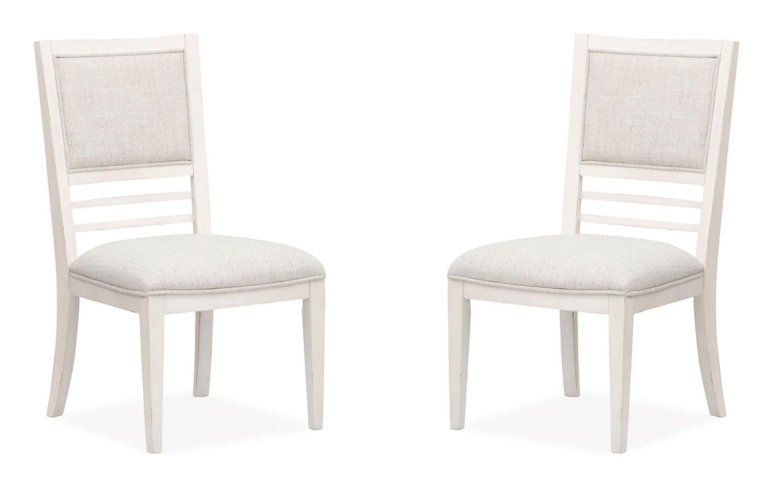 Echo Isles - Upholstered Side Chair (Set of 2) - Sea Pearl And Driftwood Magnussen Furniture