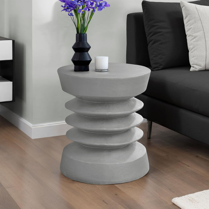 Contemporary Round Accent Table Indoor / Outdoor 8th Street