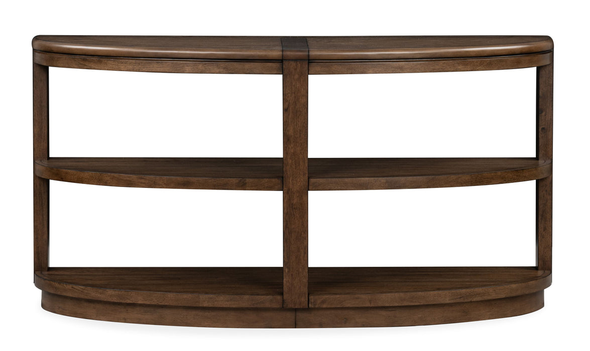 Connolly - Demilune Sofa Table - Brown Magnussen Furniture
