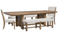 Plum Creek - Trestle Dining Table Set Magnussen Furniture