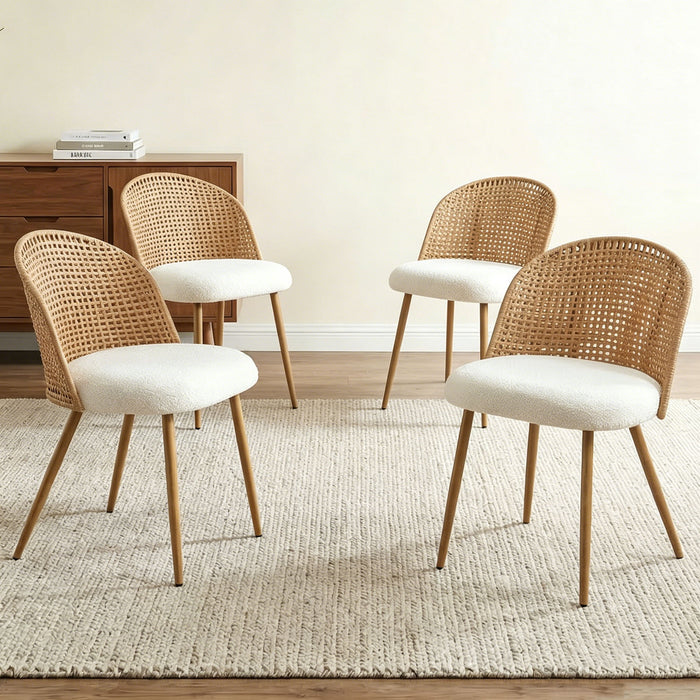 Bohemian Style Double Seater Dining Chair Home Essentials