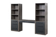 Estevon - Bookcase - Gray Oak ACME