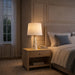 Enclave - Hydro Table Lamp With On / Off Switch Base Shade - Gold / White / White Marble Ashcroft Furniture