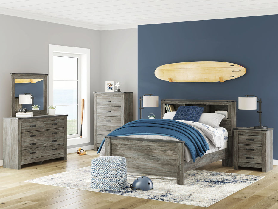 Frandern - Bookcase Panel Bedroom Set Signature Design by Ashley®