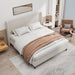 Upholstered Bed & High Headboard Design Home Essentials