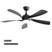 45" Ceiling Fan With DC Motor Smart App Control Quiet Reversible Operation Dimmable Lighting And Timer Daily Nest