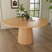 Round Dining Table With Strip Base Home Essentials