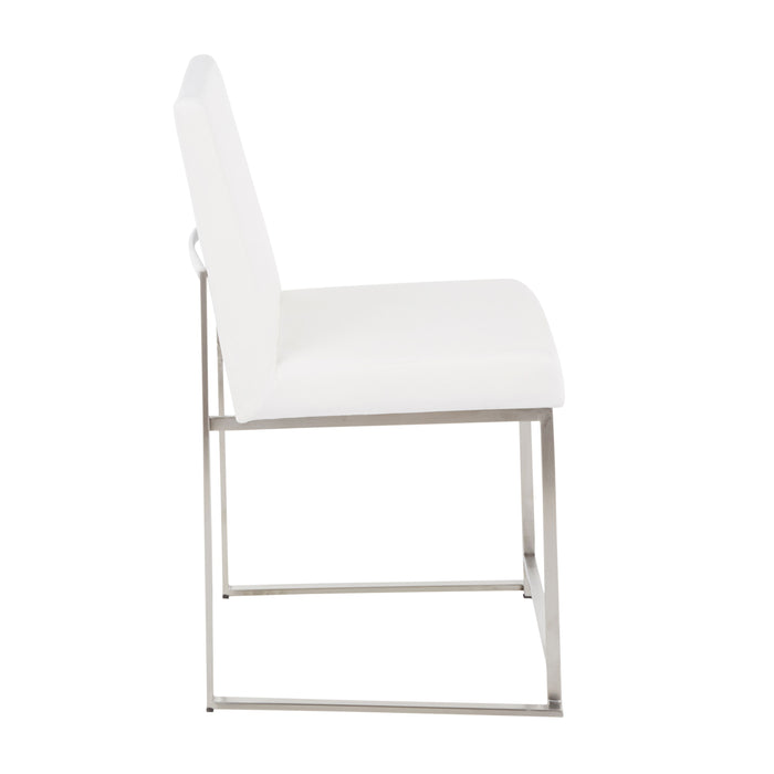 Fuji - Contemporary Modern Elegance High Back Dining Chair (Set of 2)