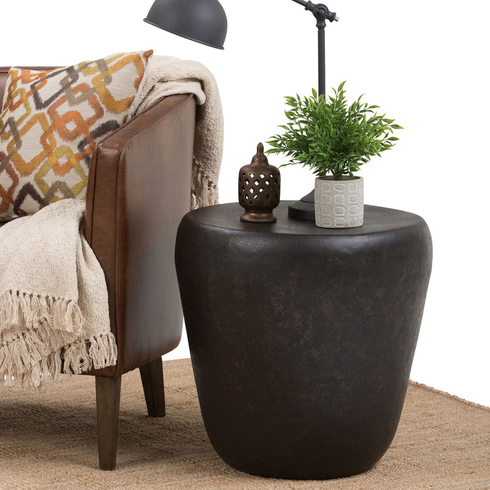 Garvy - Handcrafted Metal Side Table Simpli-Home
