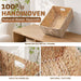 Storage Basket With Handles, Organizer Bin For Shelves Or Living Room - Light Brown Daily Nest