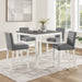 5 Piece Counter Height Table Set With 4 Chairs Home Essentials