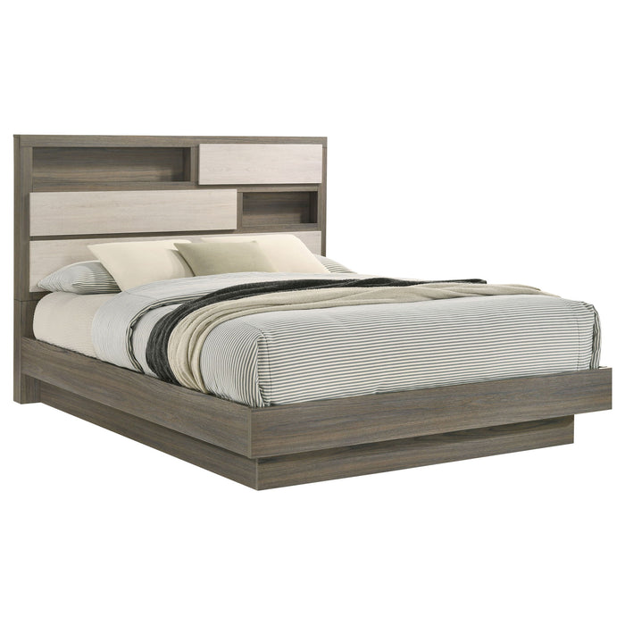 Edmondson - Bookcase Headboard Bed Furniture Max