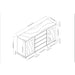Stacey - Buffet - Natural Global Furniture USA