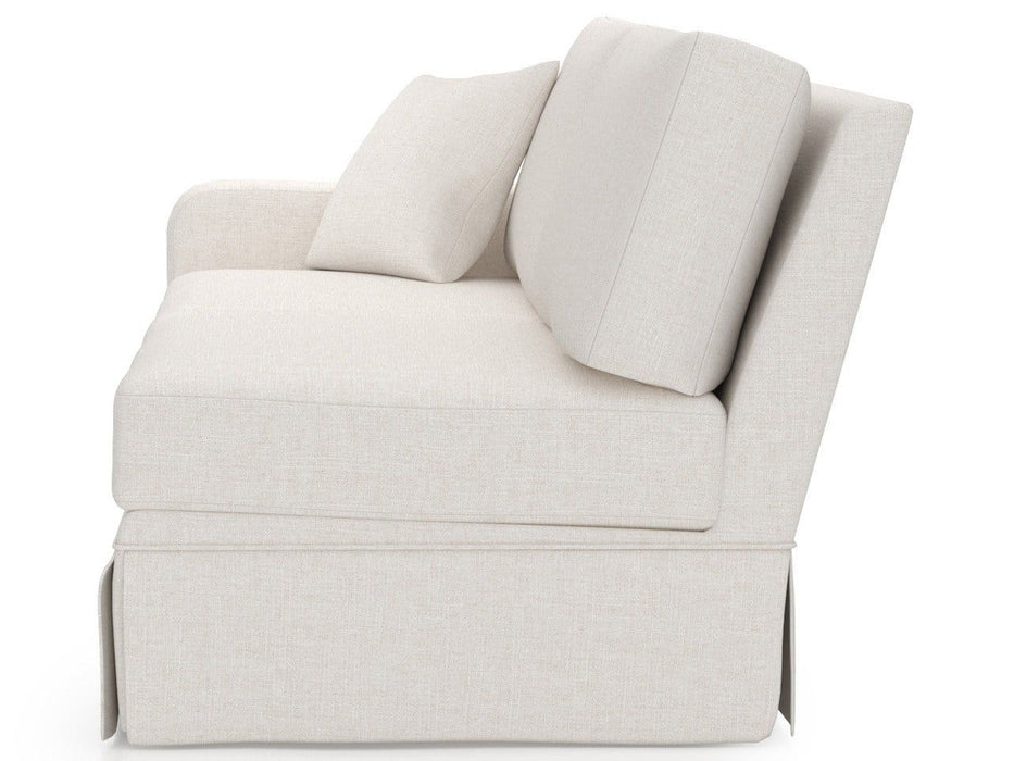 Filmore - Skirted Loveseat LAF, Special Order - White Universal Furniture