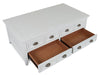 Heron Cove - Lift Top Storage Cocktail Table With Casters - Chalk White Magnussen Furniture