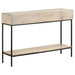 Terrace - 2 Drawer Entryway Console Table - White Washed Furniture Max