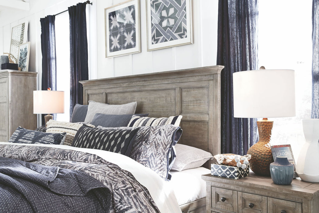 Paxton Place - Complete Panel Bed With Storage Rails Magnussen Furniture