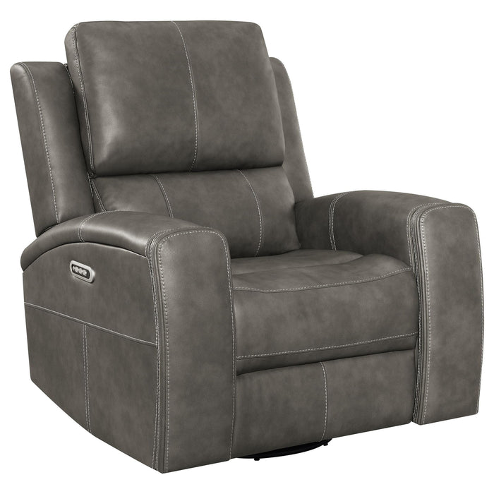 Boyce - Triple Power Swivel Recliner With Independent Adjustments Furniture Max