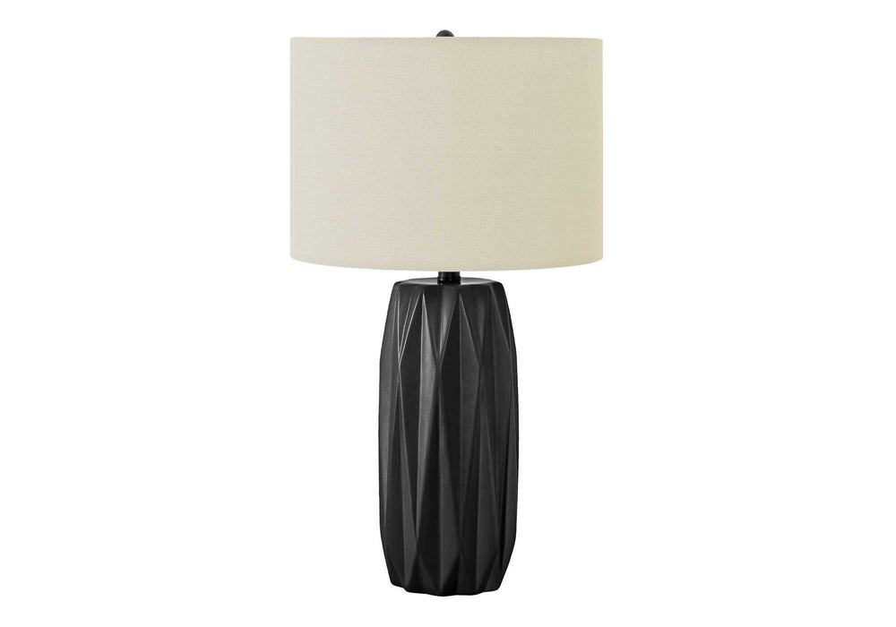 Lighting, Contemporary Table Lamp - Black