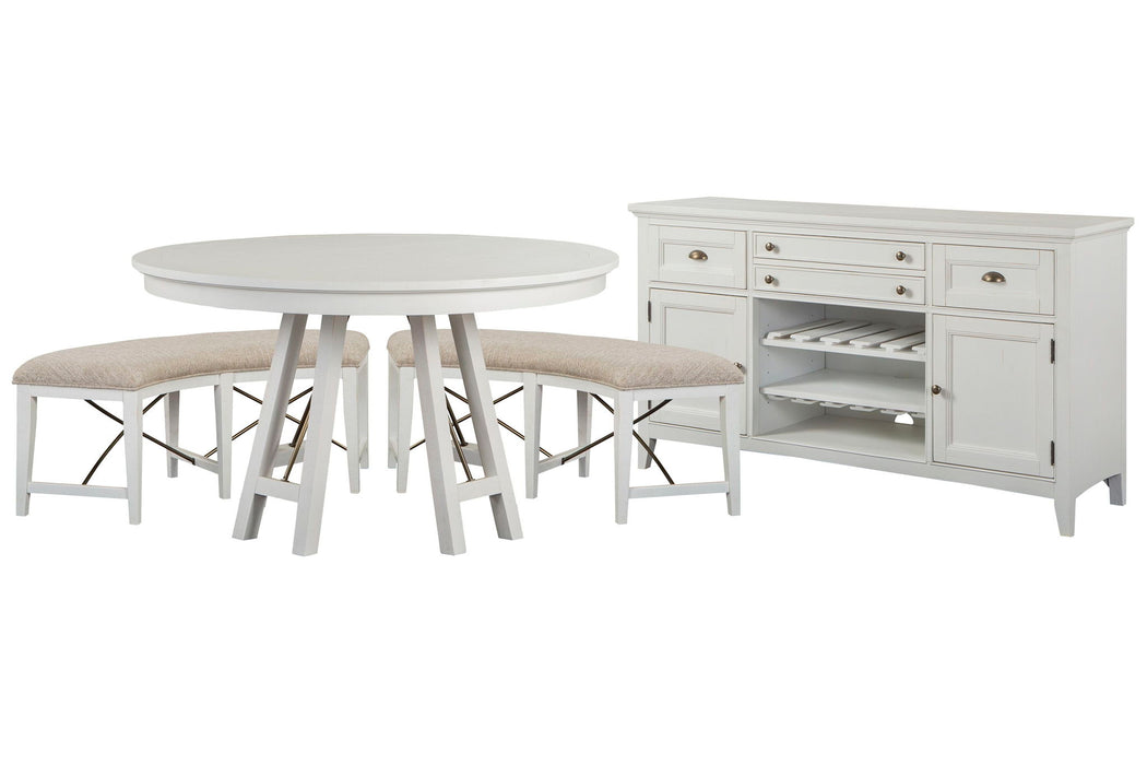 Heron Cove - 52" Round Dining Table Set Magnussen Furniture