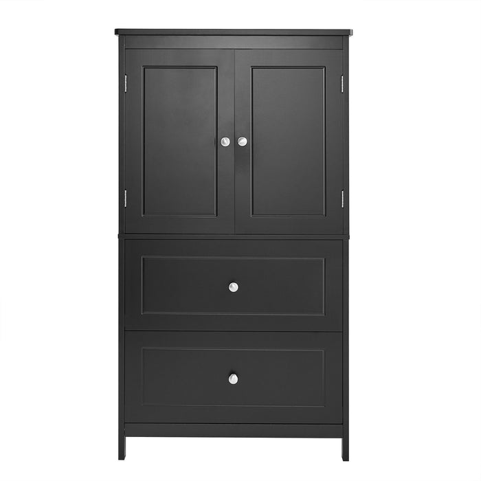 Bathroom Storage Cabinet With 2 Doors And Drawers, Adjustable Shelf Hearth and Haven
