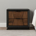 Houston - 2 Drawer Nightstand - Walnut Matrix Furniture Group