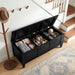 Brooklyn - Storage Bench - Black Simpli-Home