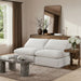 Indulge - Velvet 2 Seat Modular Armless Sofa Meridian Furniture