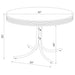 Parlisse - 5 Piece Round Dining Sets And Chairs - White Furniture Max