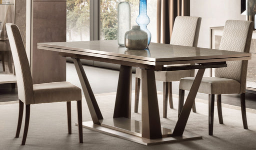 ArredoAmbra - Table With 2 Extensions - Dark Brown Arredoclassic Italy
