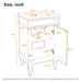 Bathroom Vanity With Sink, Compact Storage Cabinet With Door, Adjustable Shelf, Rectangular Style - Green Hearth and Haven