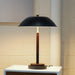 Cosmiclume - Umbrella Shaped Table Lamp 110V - Black Ashcroft Furniture
