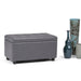 Cosmopolitan - Upholstered Storage Ottoman Simpli-Home