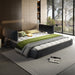 Cloud Bed Frame With Oversized Padded Movable Headboard Home Essentials