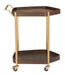 Stela - Bar Cart - Walnut Zuo Modern