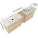 Soft Close Door Freestanding Bathroom Vanity With Sink, 1 Small Storage Cabinet Home Essentials