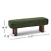 Indoor Upholstered Dining Bench Noble House