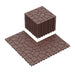 Stone Texture Interlocking Patio Deck Tiles, 44 Pieces Daily Nest