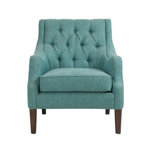 Qwen - Button Tufted Accent Chair With - Teal JLA