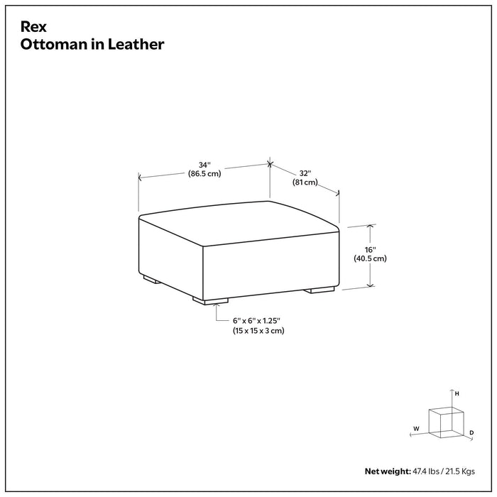 Rex - Ottoman Simpli-Home