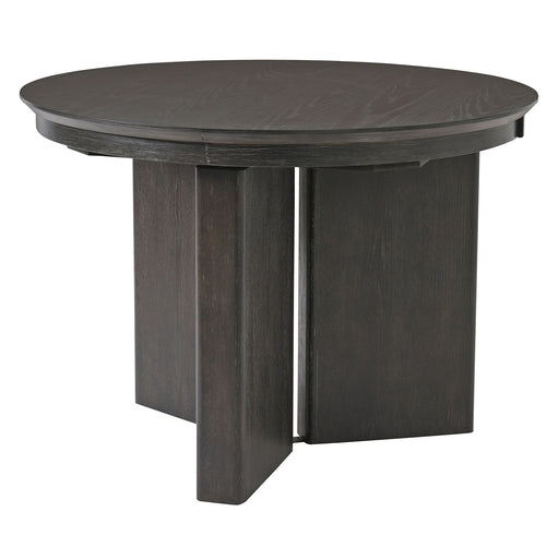Farmhouse Oval Extendable Dining Table With Pedestal Base Hearth and Haven